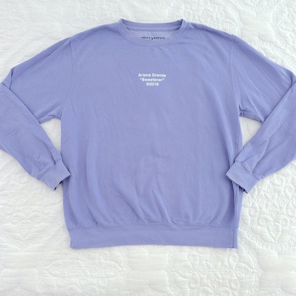 Official Ariana Grande Merch Sweatshirt 2018 Sweetener Album Size X-Large XL - Picture 3 of 4